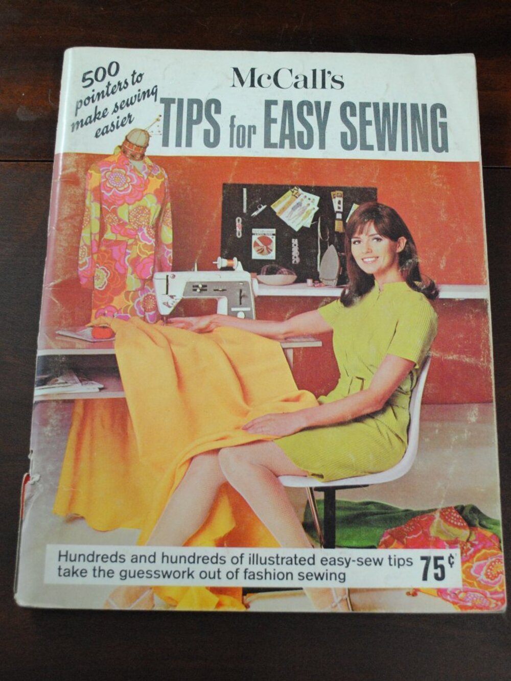 Vintage 1968 McCall's Book "Tips For Easy Sewing" 500 Pointers